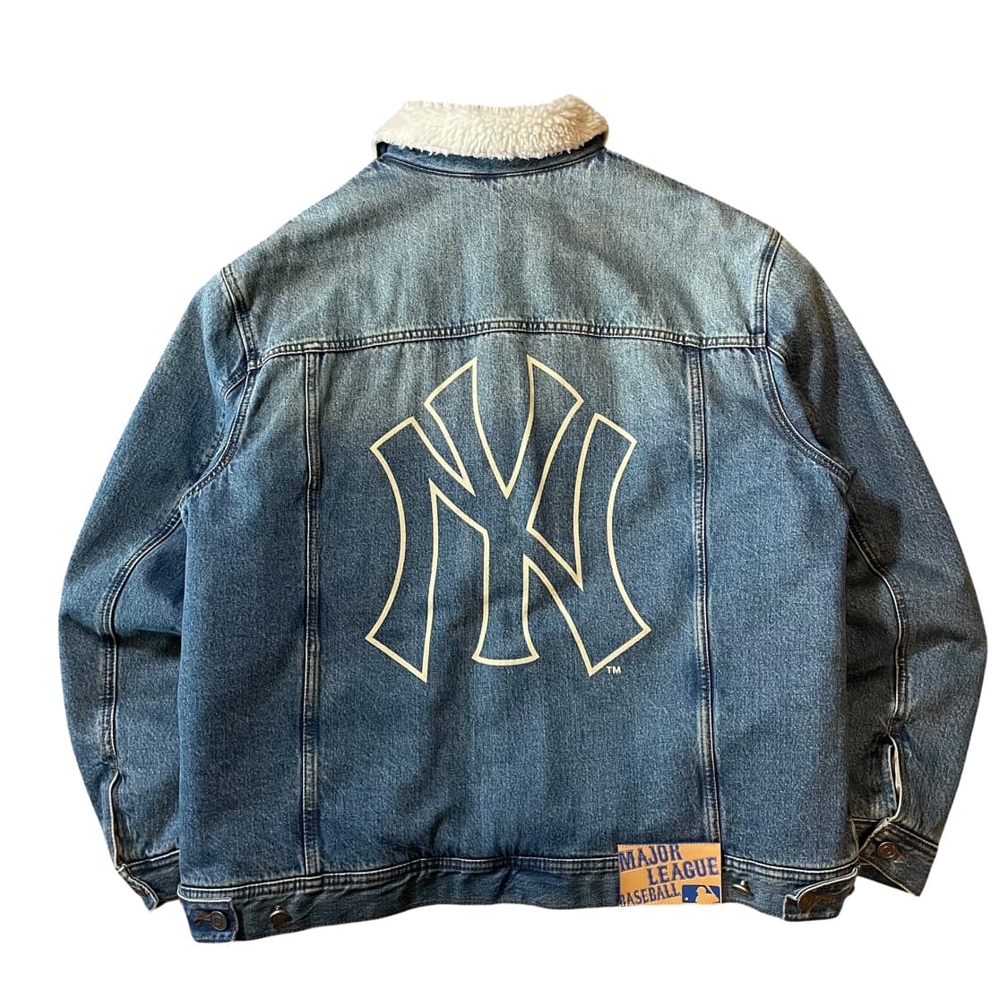 MLB 뉴욕양키스 쉐르파 데님 자켓 상품이미지1