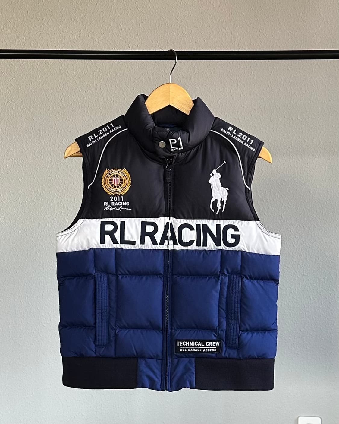 [XS]폴로 랄프로렌 빅포니 레이싱 다운 베스트 패딩 조끼 상품이미지1