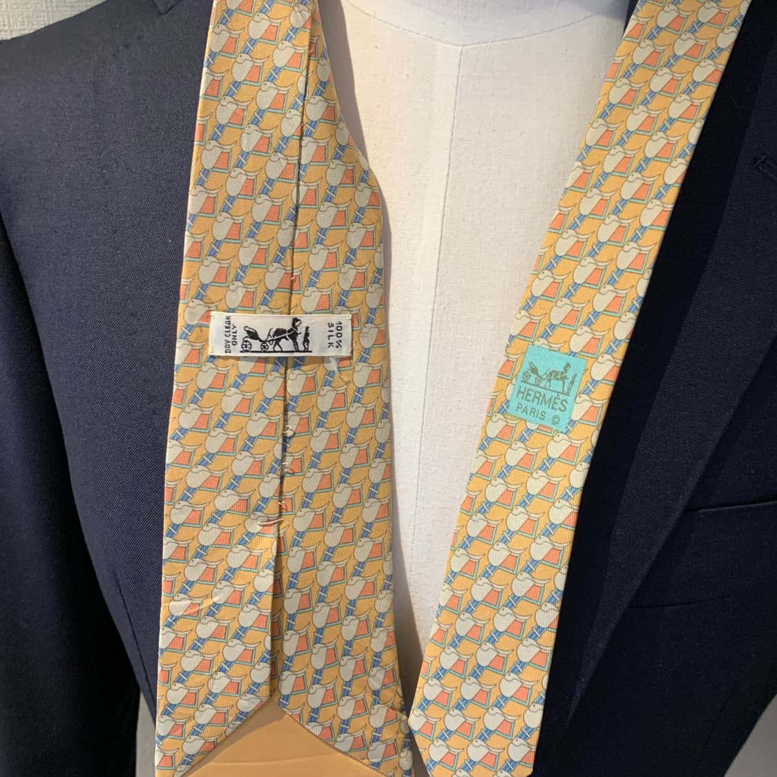 에르메스(HERMES) 명품 빈티지넥타이 100실크 A등급 상품이미지2