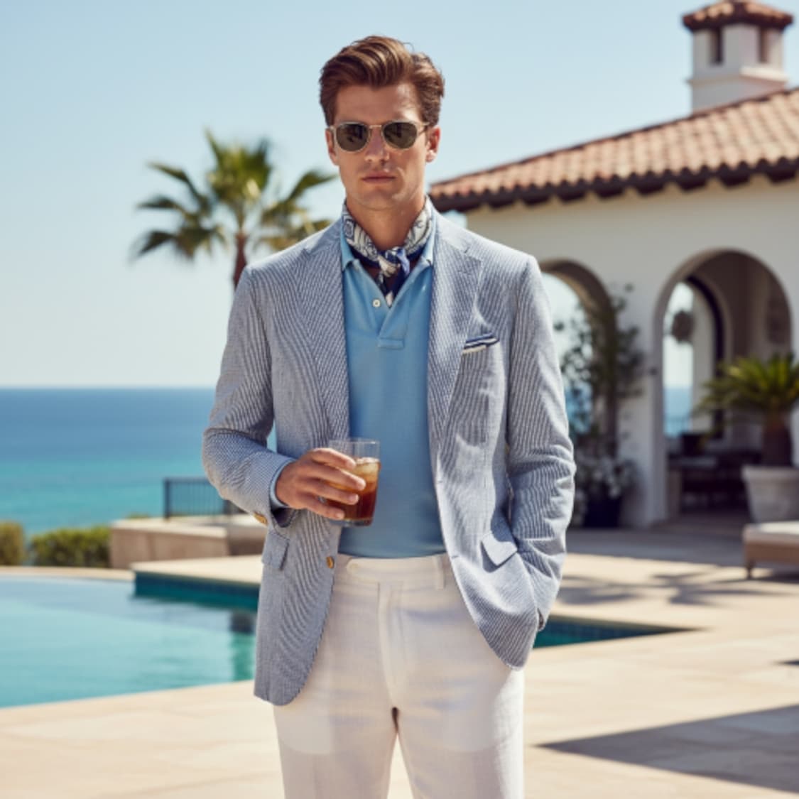 폴로랄프로렌 스트라이프 코튼 자켓 42L 상품이미지3