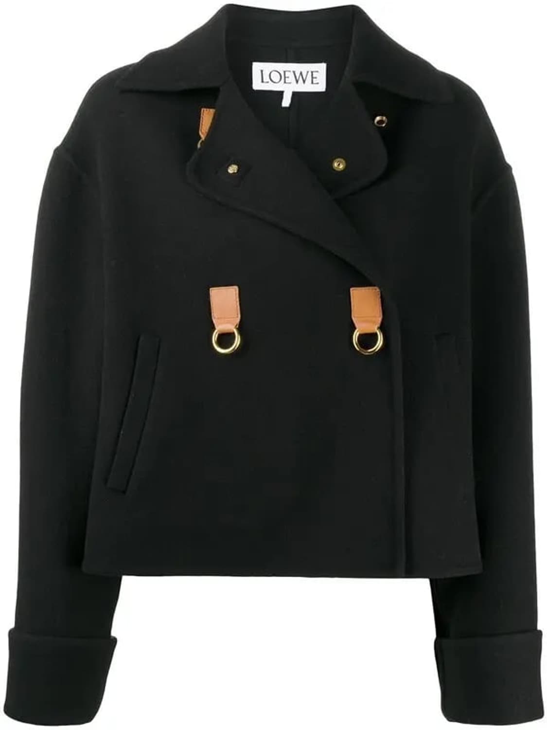 [38] Loewe Black Wool Cashmere Jacket 상품이미지1