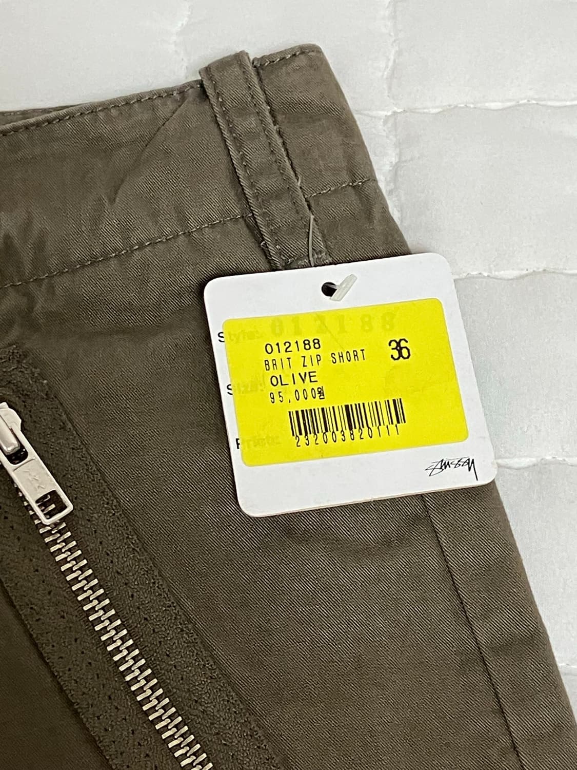 스투시 카고 쇼츠 올리브 36 상품이미지2