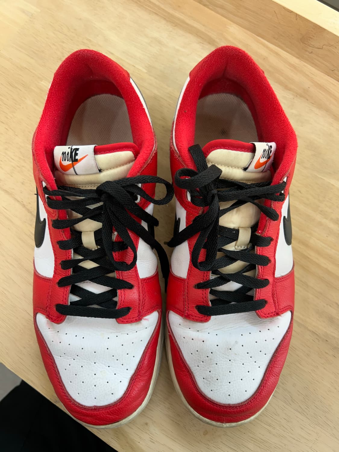 나이키 덩크 로우 레트로 프리미엄 유니버시티 레드 블랙 290 상품이미지5