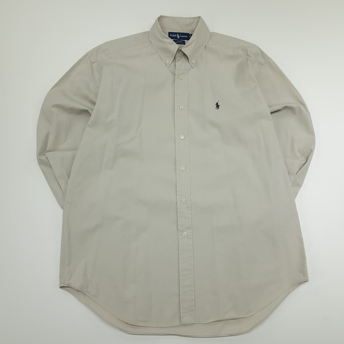 CN824 L 폴로 랄프로렌 라이트그레이 긴팔 셔츠 남방 상품이미지1