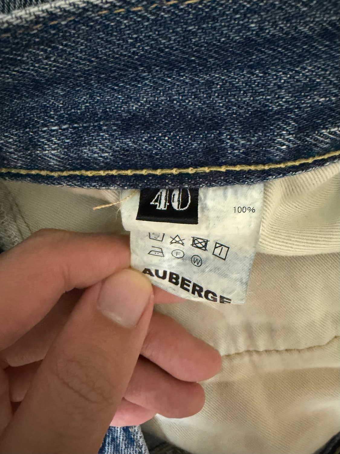 오베르쥬 어드레서 별주 데님 40사이즈 상품이미지3