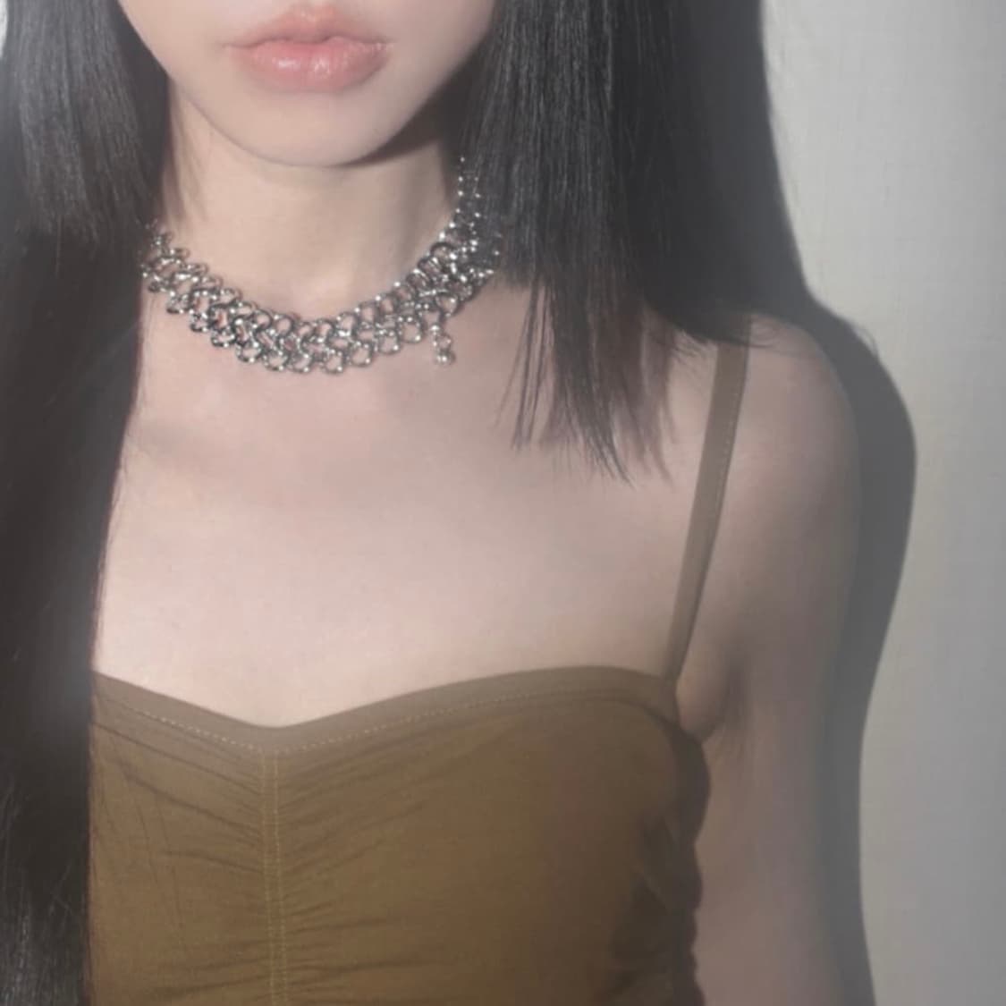 everybirthday 에브리벌스데이 체인 크리스탈 네크리스 목걸이 상품이미지2