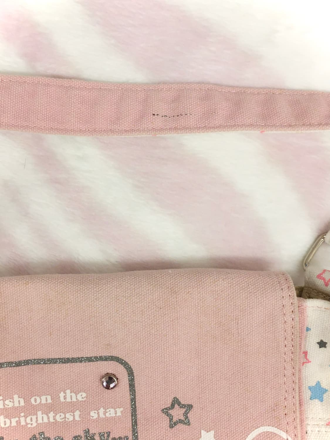 헤이세이 별 우사기 큐빅 크로스백 핀터레스트 조지후쿠 갸루 상품이미지8