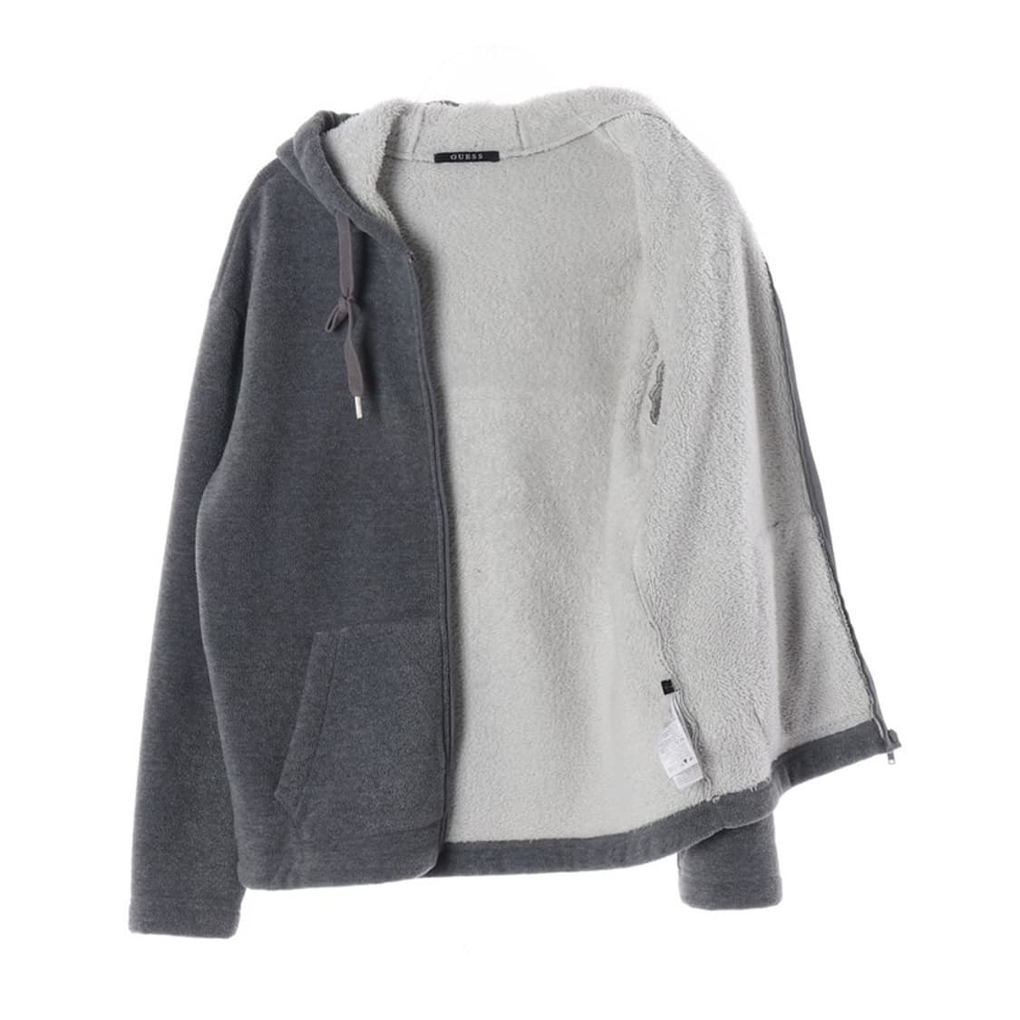 GUESS 퍼안감 후드 집업  M 상품이미지2