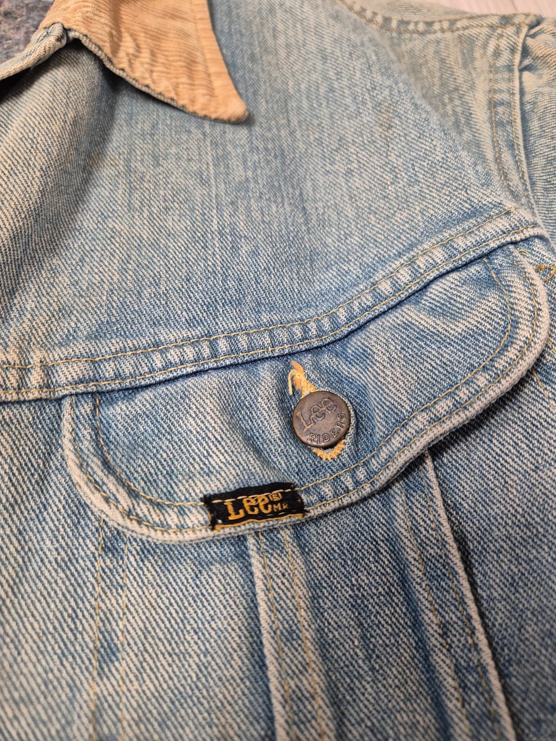 70s USA LEE 리 스톰라이더 101J 데님 자켓 상품이미지6