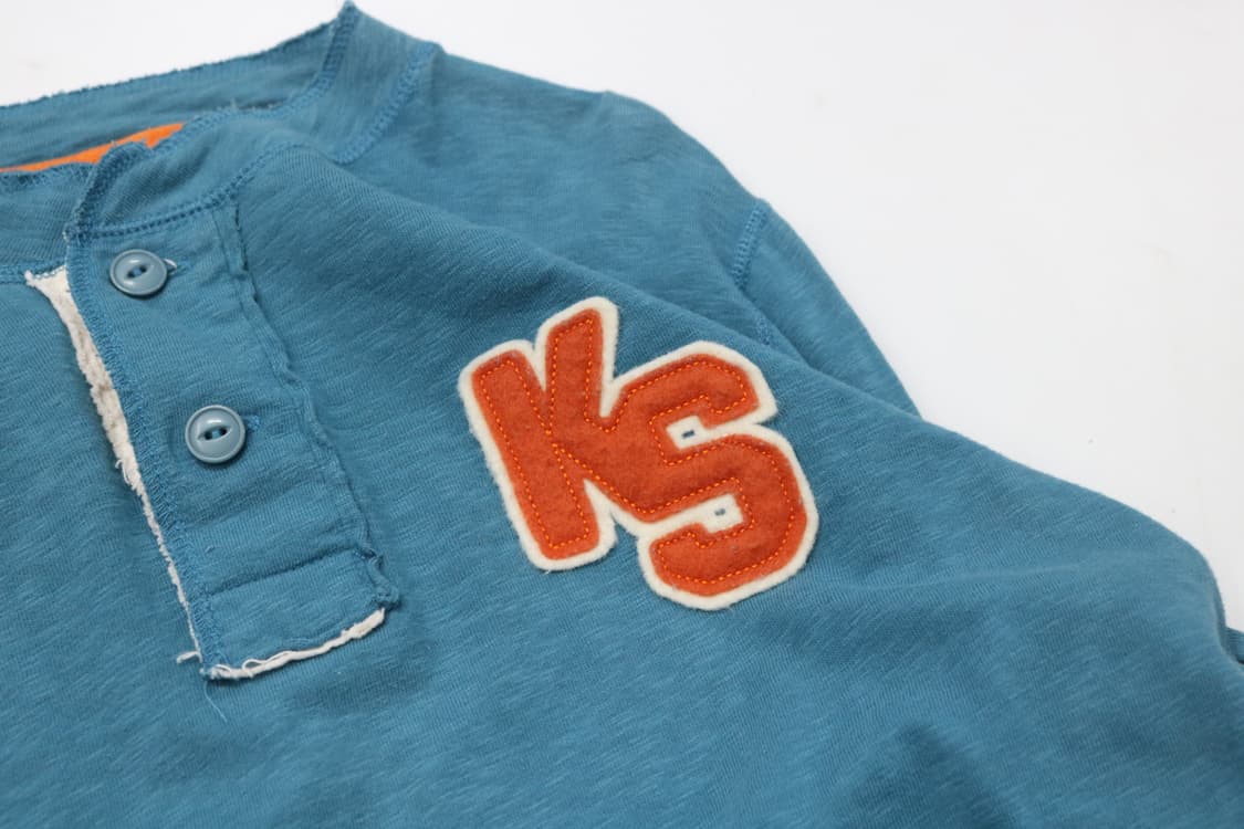 챔피온 빈티지 헨리넥 패치 롱슬리브 티셔츠 (L) 상품이미지4