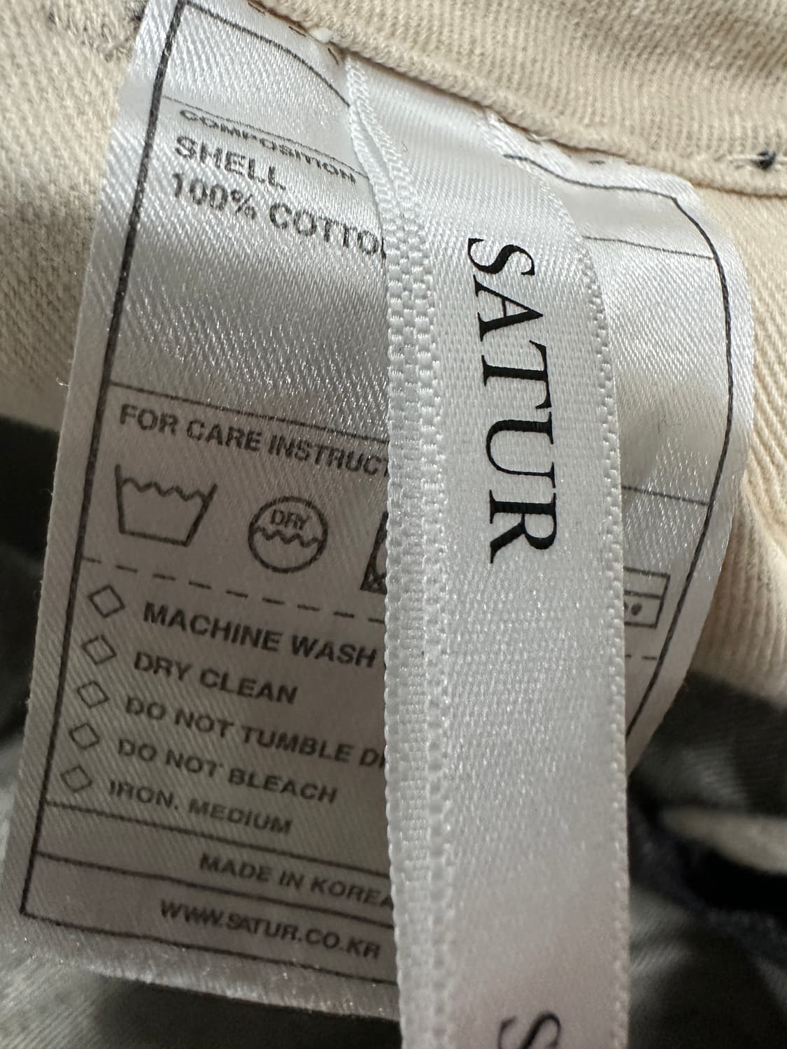 SATUR 흑청 팬츠  상품이미지7