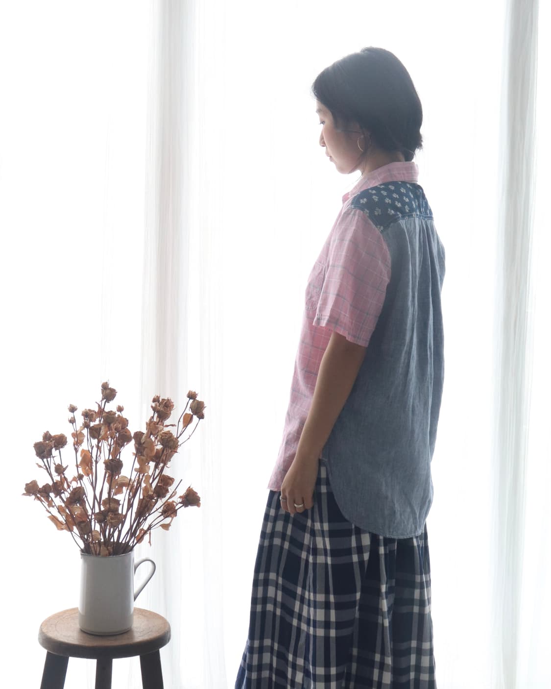 [Junya Watanabe] Pink Check Shirt 상품이미지4