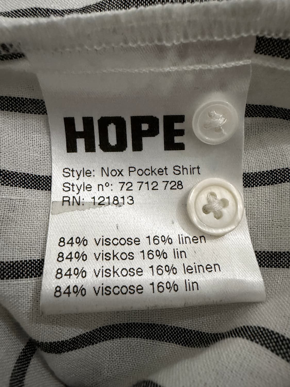 HOPE 비스코스 린넨 셔츠 원피스 상품이미지5