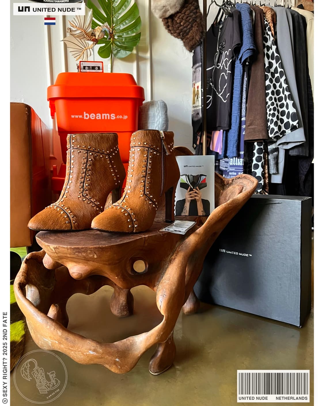 UNITED NUDE Real Pony Hair Studs Heel 상품이미지1