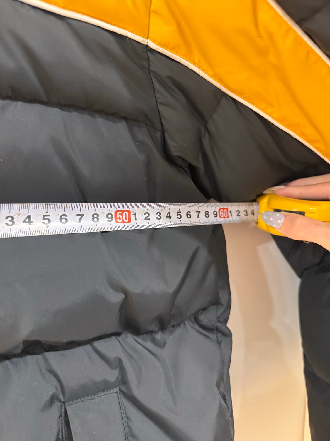 슈프림 스트라이프 패널 다운 자켓 L 상품이미지5