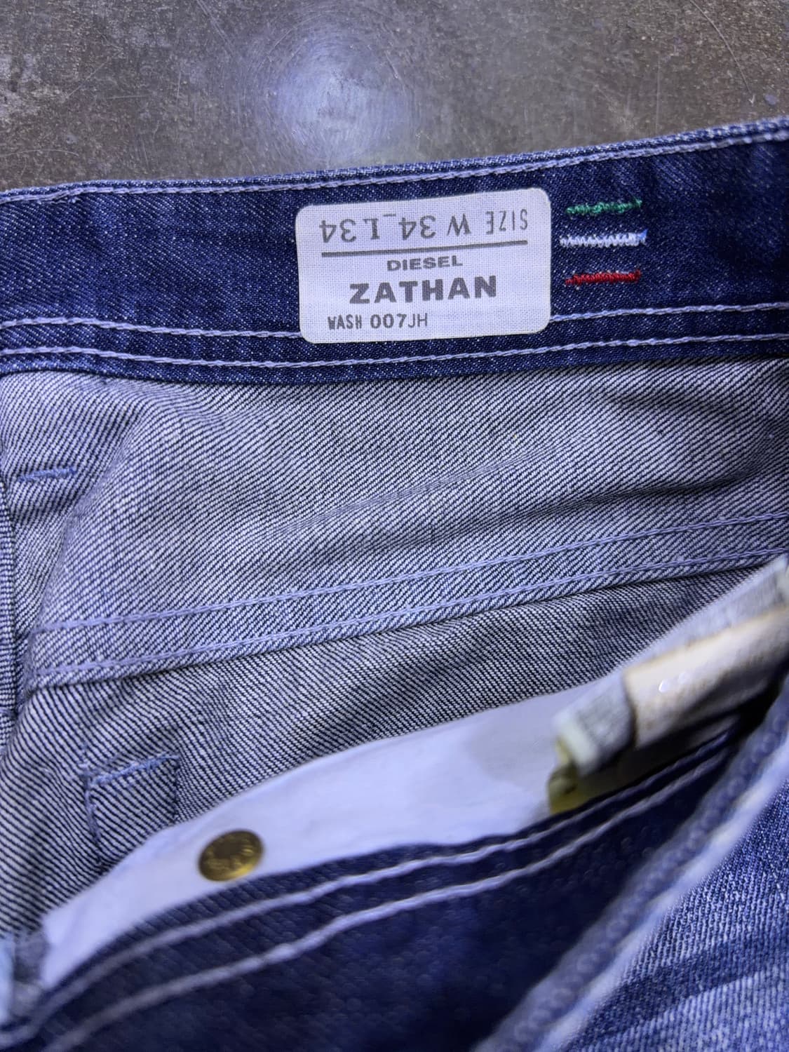 디젤 빈티지 워싱 부츠컷 플레어핏 청바지 데님팬츠 34 상품이미지9