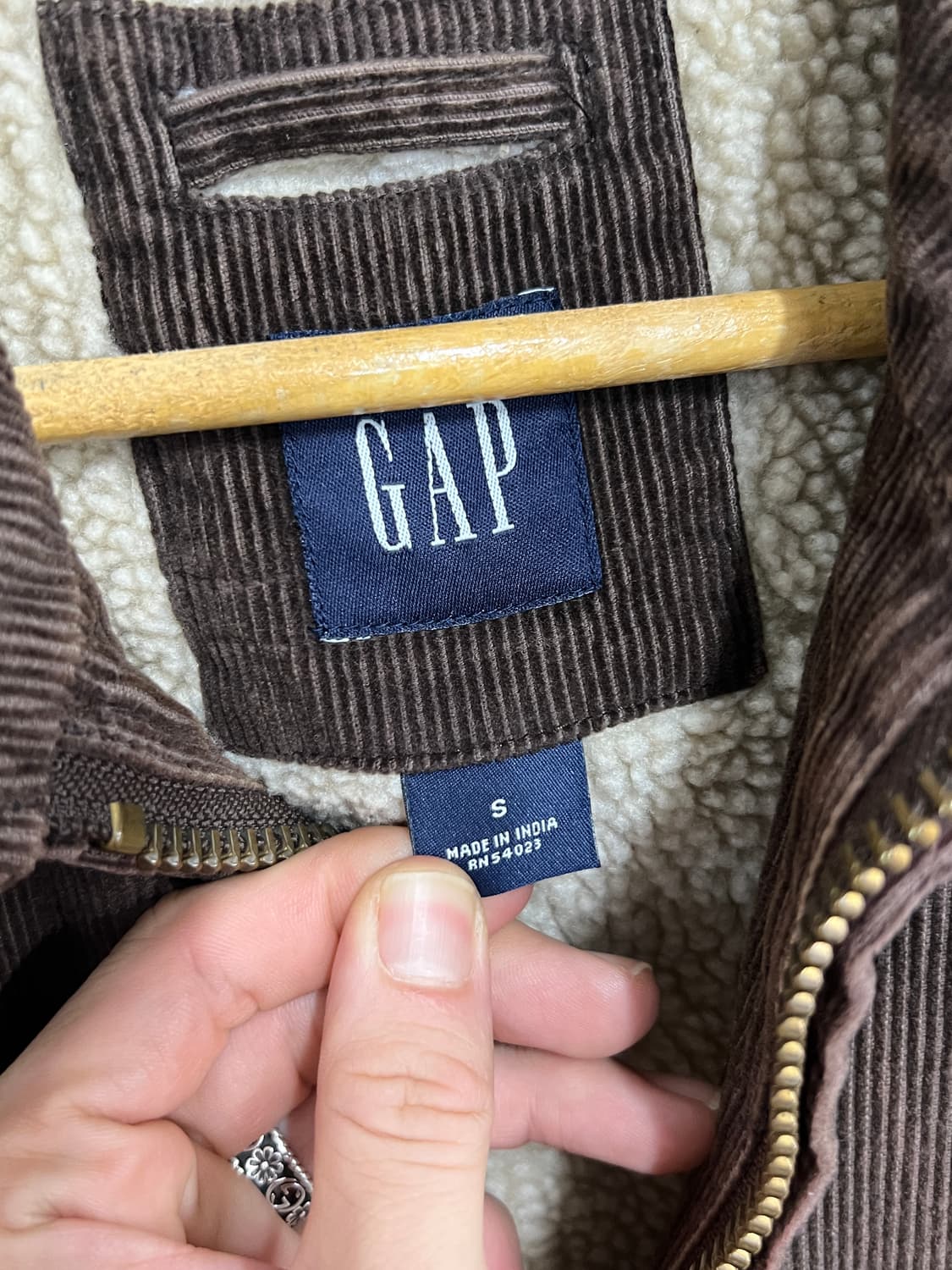 Gap 갭 코듀로이 오버핏 쉐르파 자켓 상품이미지4