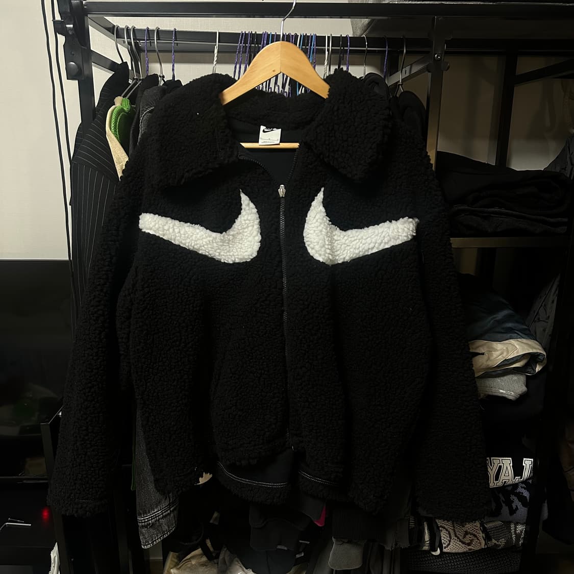 나이키 여성 더블스우시 셰르파 플리스 자켓 후리스 상품이미지2