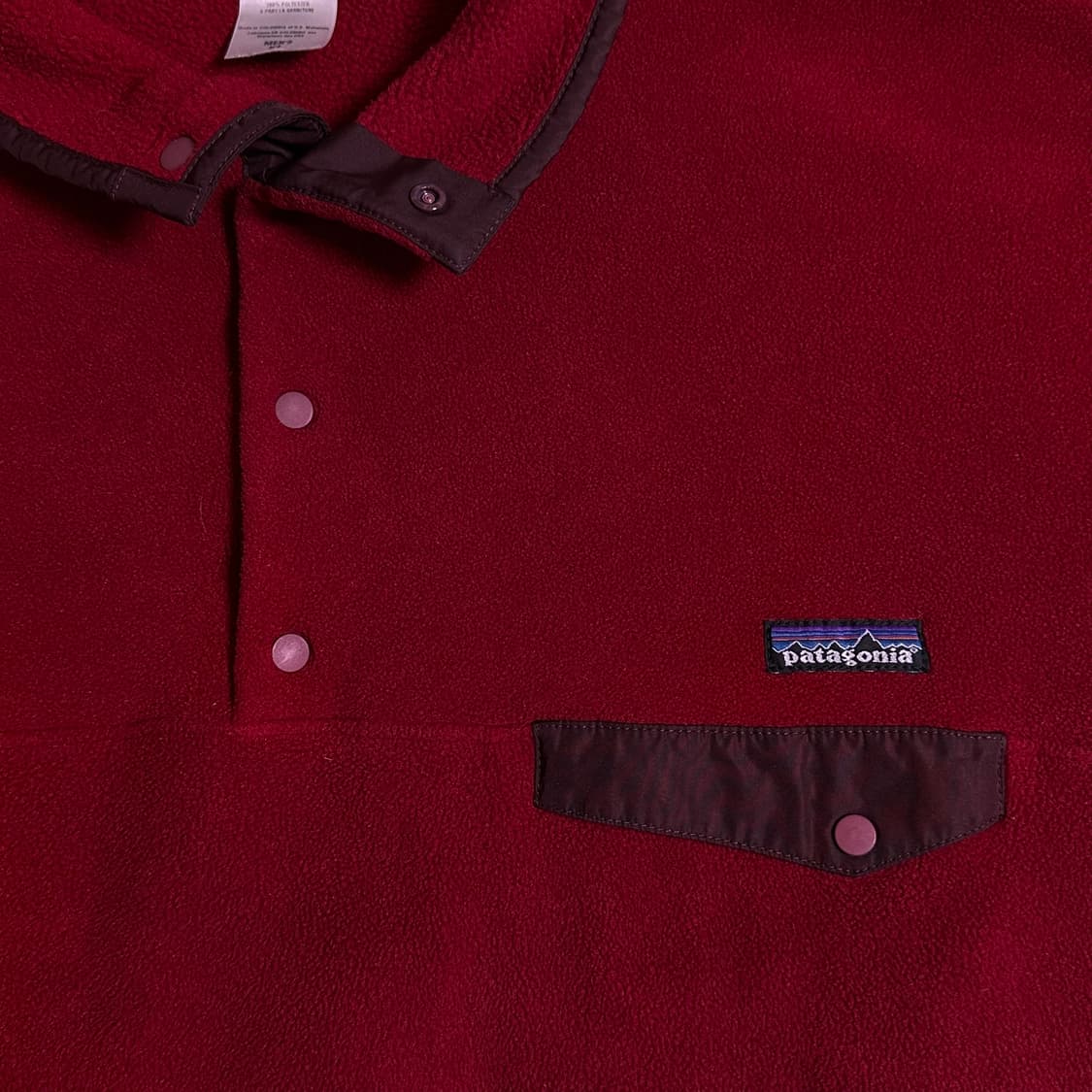 00s 파타고니아 신칠라 헤비웨이트 버건디 레드 XL 상품이미지1