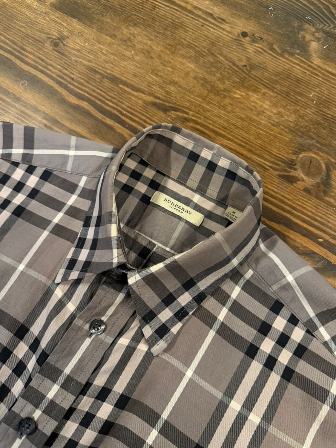 버버리 노바체크 버튼다운 셔츠 100 상품이미지7