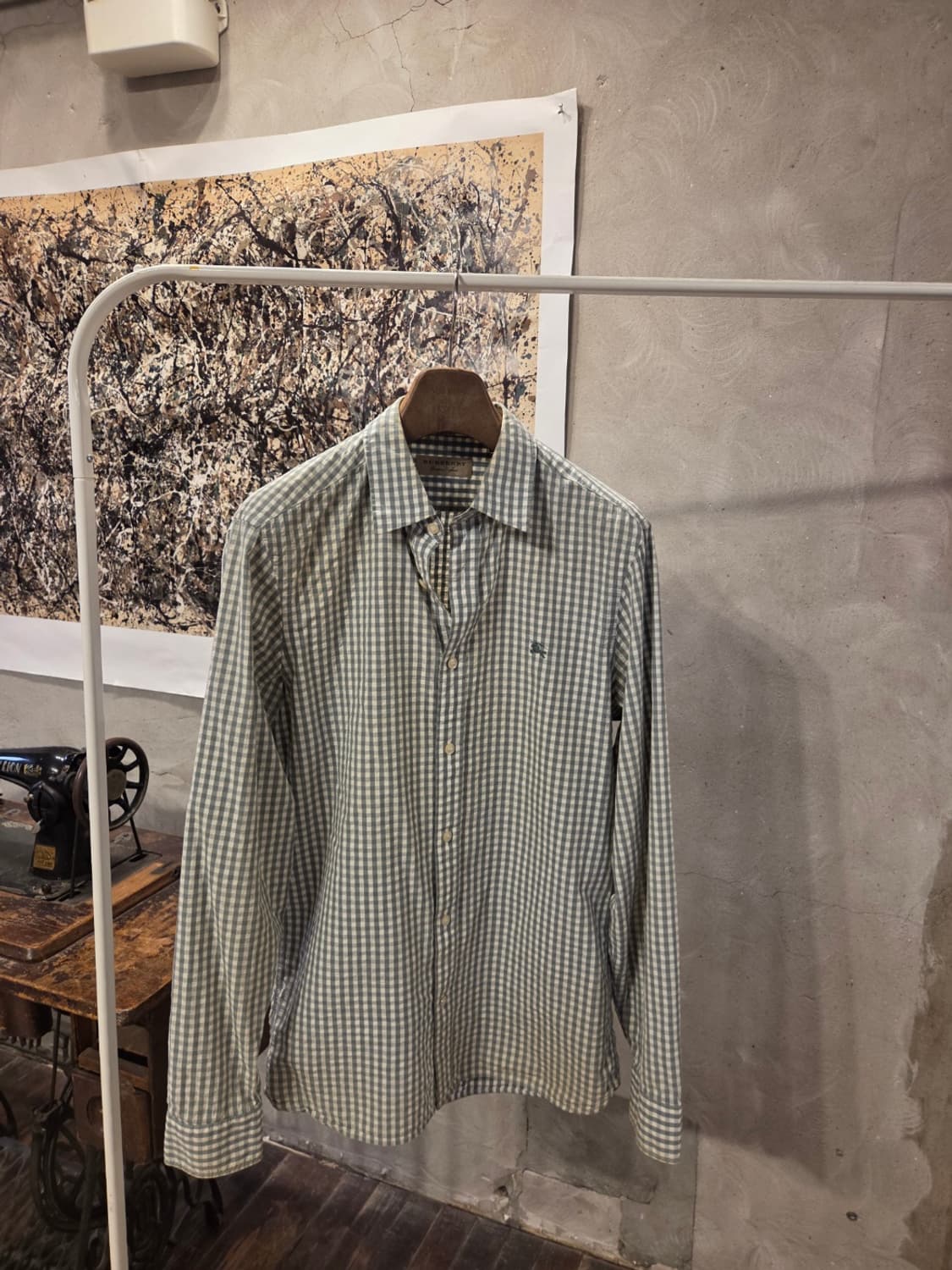 버버리 깅엄패턴 셔츠 상품이미지8