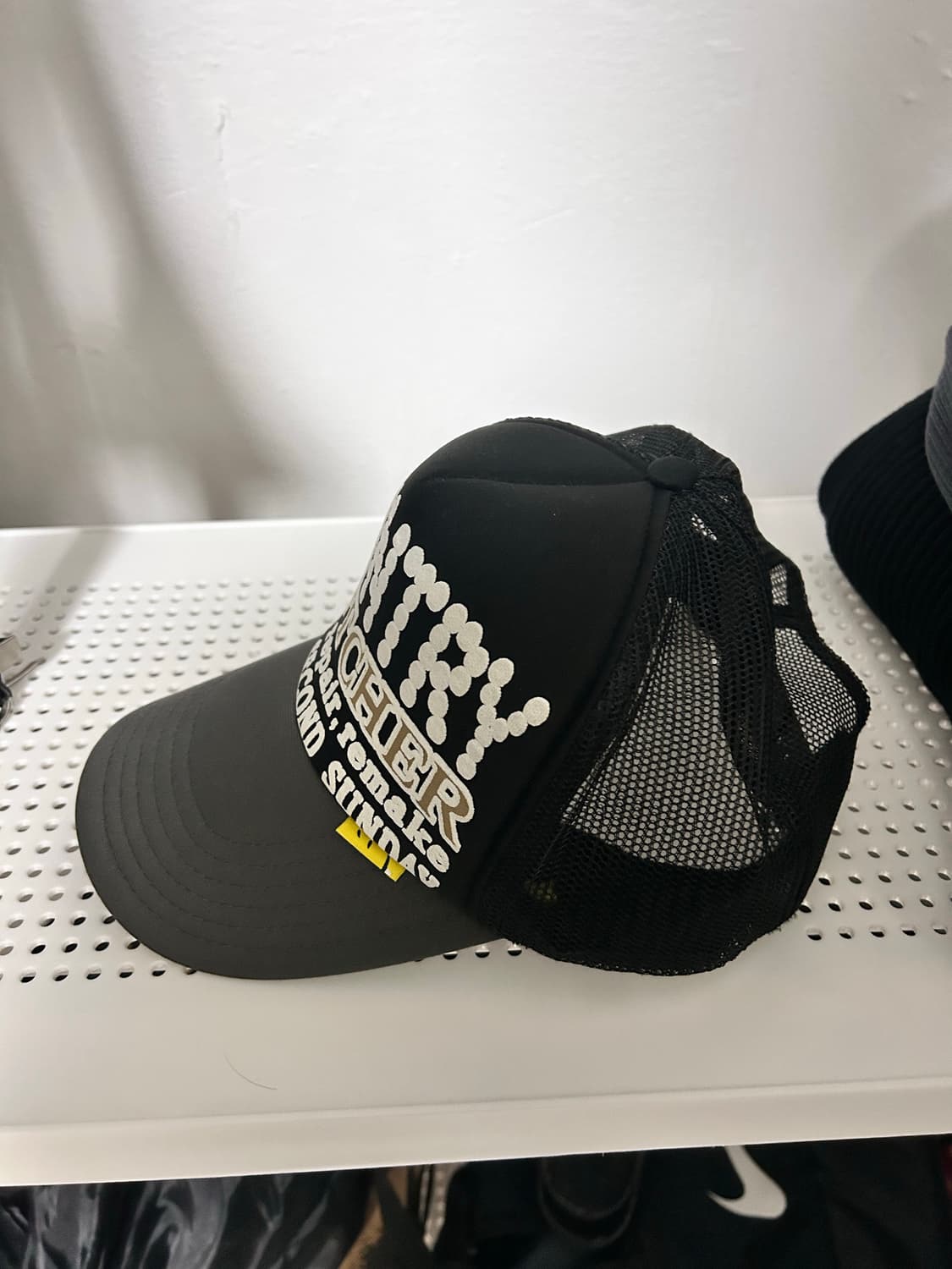 캐피탈 컨트리 펄 크러쳐 트러커 캡 블랙 그레이 상품이미지2