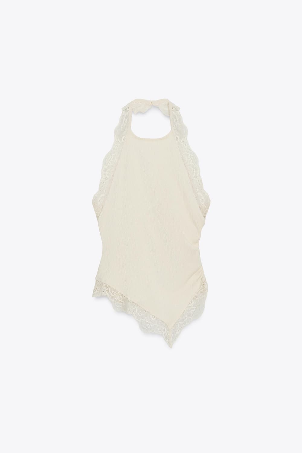 ZARA 자라 텍스쳐 레이스 홀터넥 탑, 자라 홀터 레이스 탑 상품이미지8