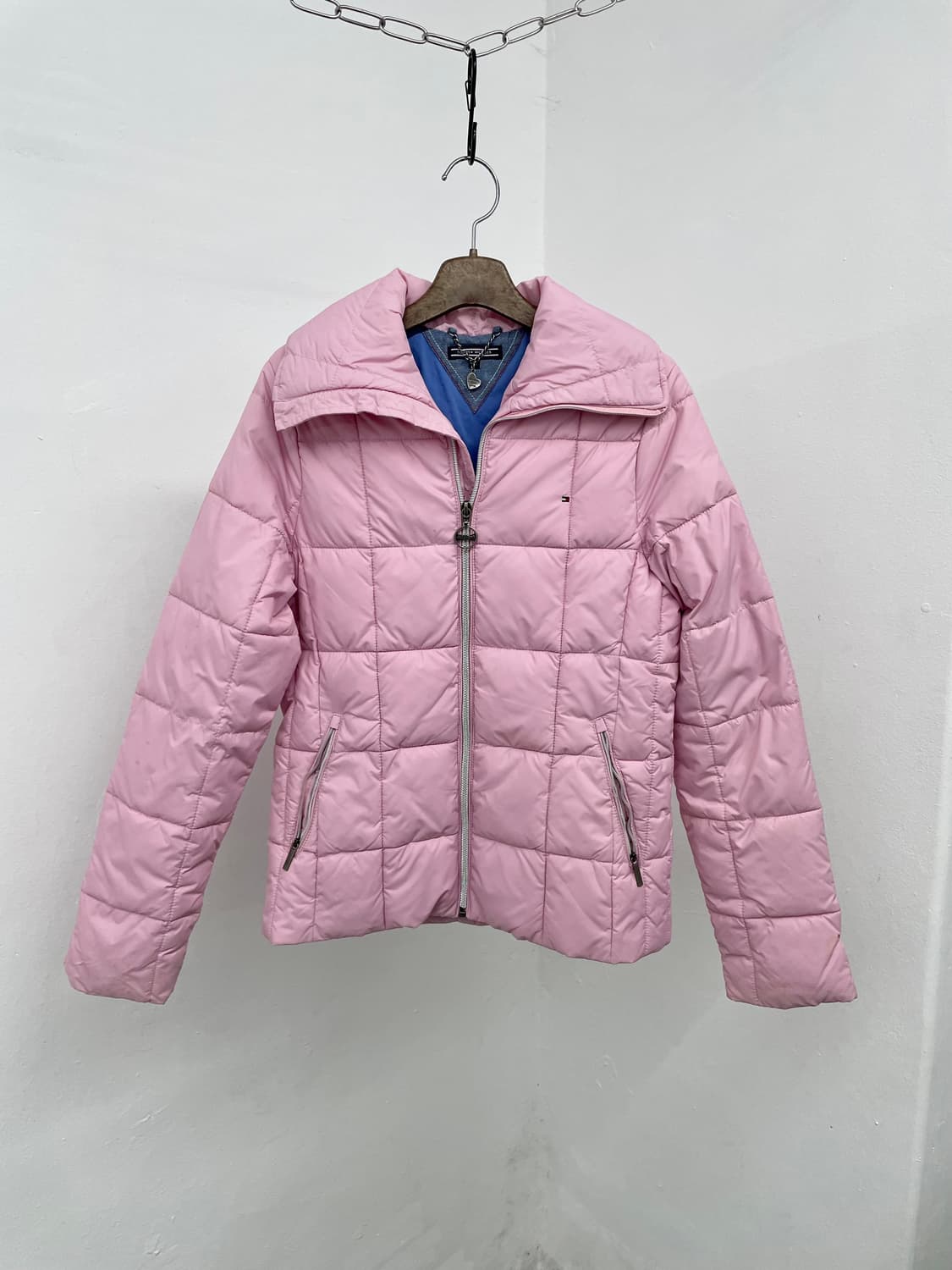 타미힐피거 핑크 덕다운 로고 패딩 💘 상품이미지6
