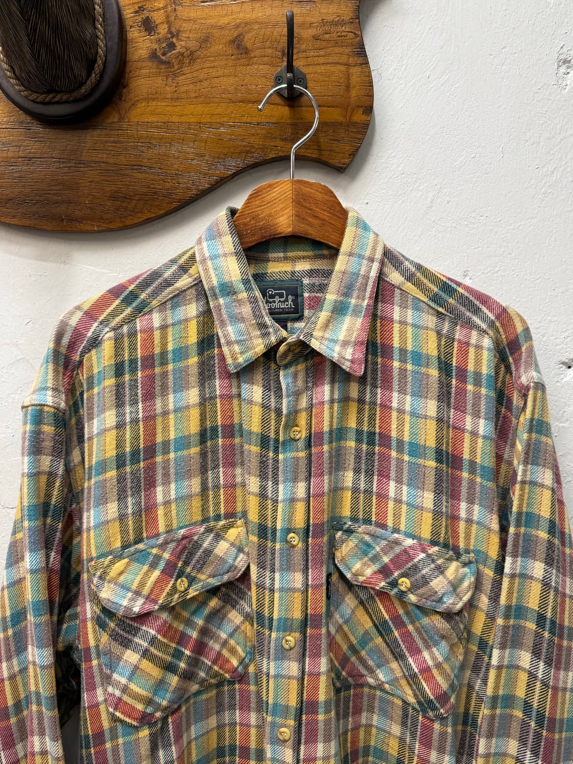 Woolrich Cotton Plaid Flannel Shirt 상품이미지1