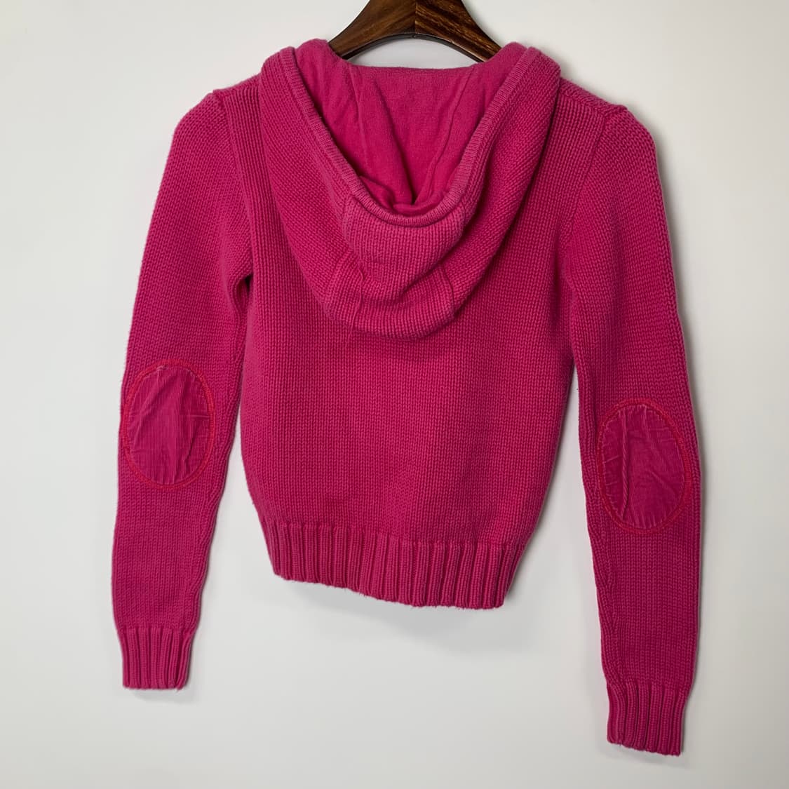 폴로 랄프로렌 핑크 니트 후드집업 상품이미지3