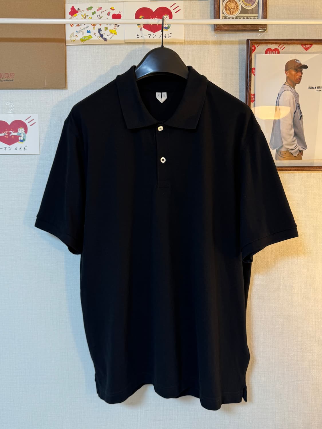 (XL)아르켓 반팔 카라티 블랙 상품이미지1