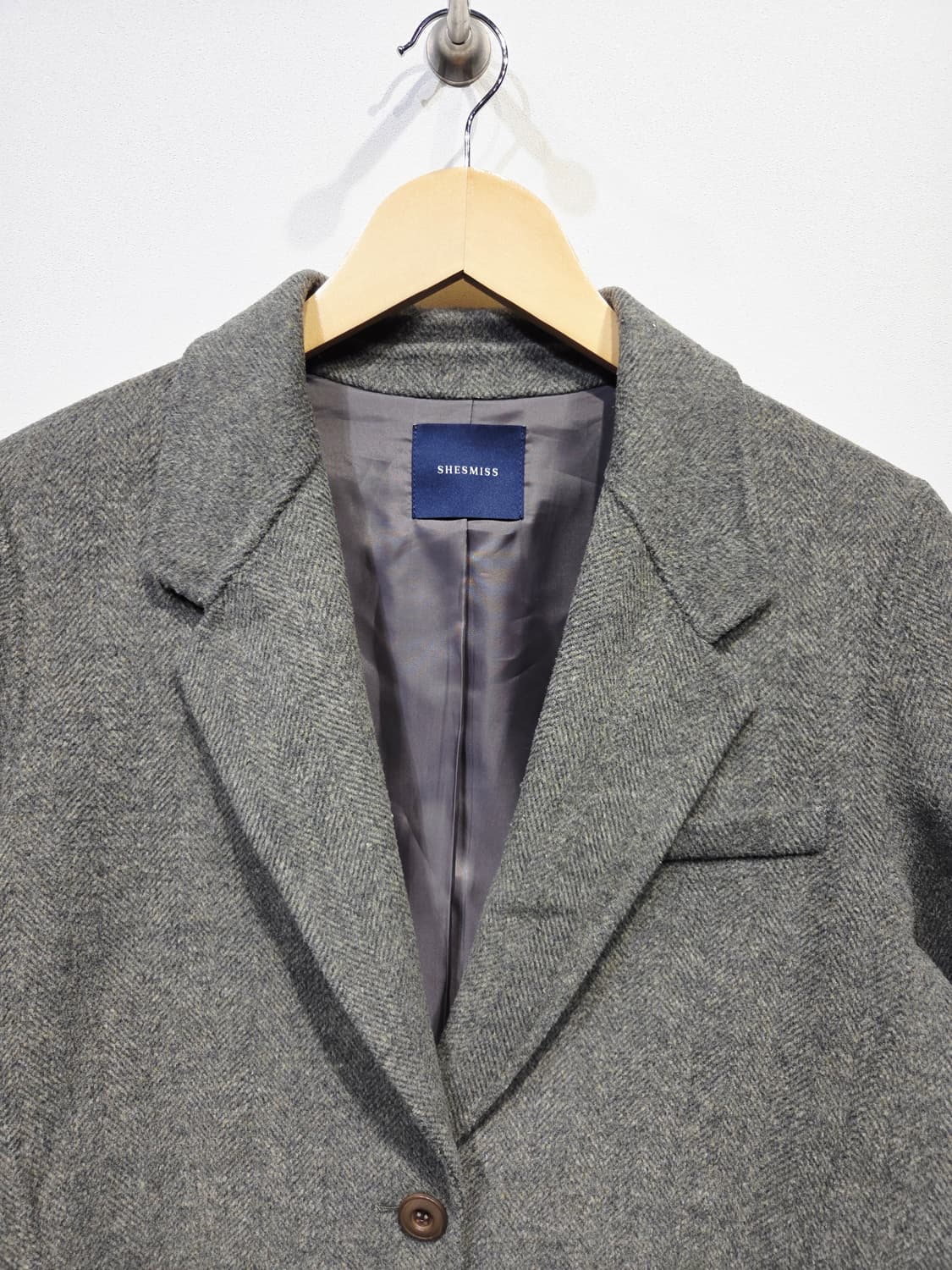 쉬즈미스 헤링본 울 자켓 상품이미지3