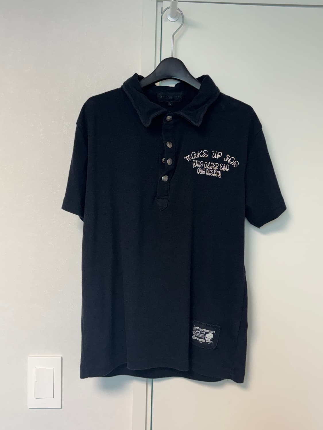 인더애틱 스컬 해골 반팔 셔츠 상품이미지2