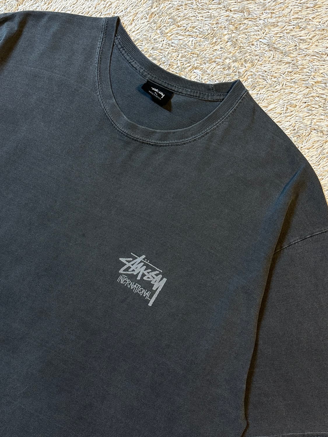 희귀) 스투시 STUSSY 피그먼트 워싱 반팔 티셔츠 상품이미지4