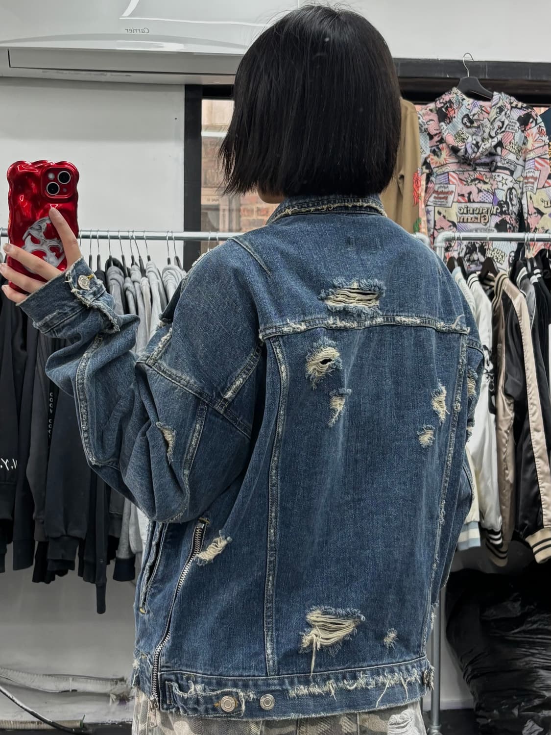 Dominans Stravan 데미지 데님 자켓 상품이미지5