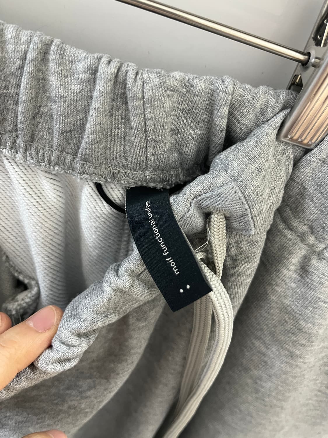 MOIF AW25 배기 스웻팬츠 헤더 그레이 2사이즈 상품이미지4