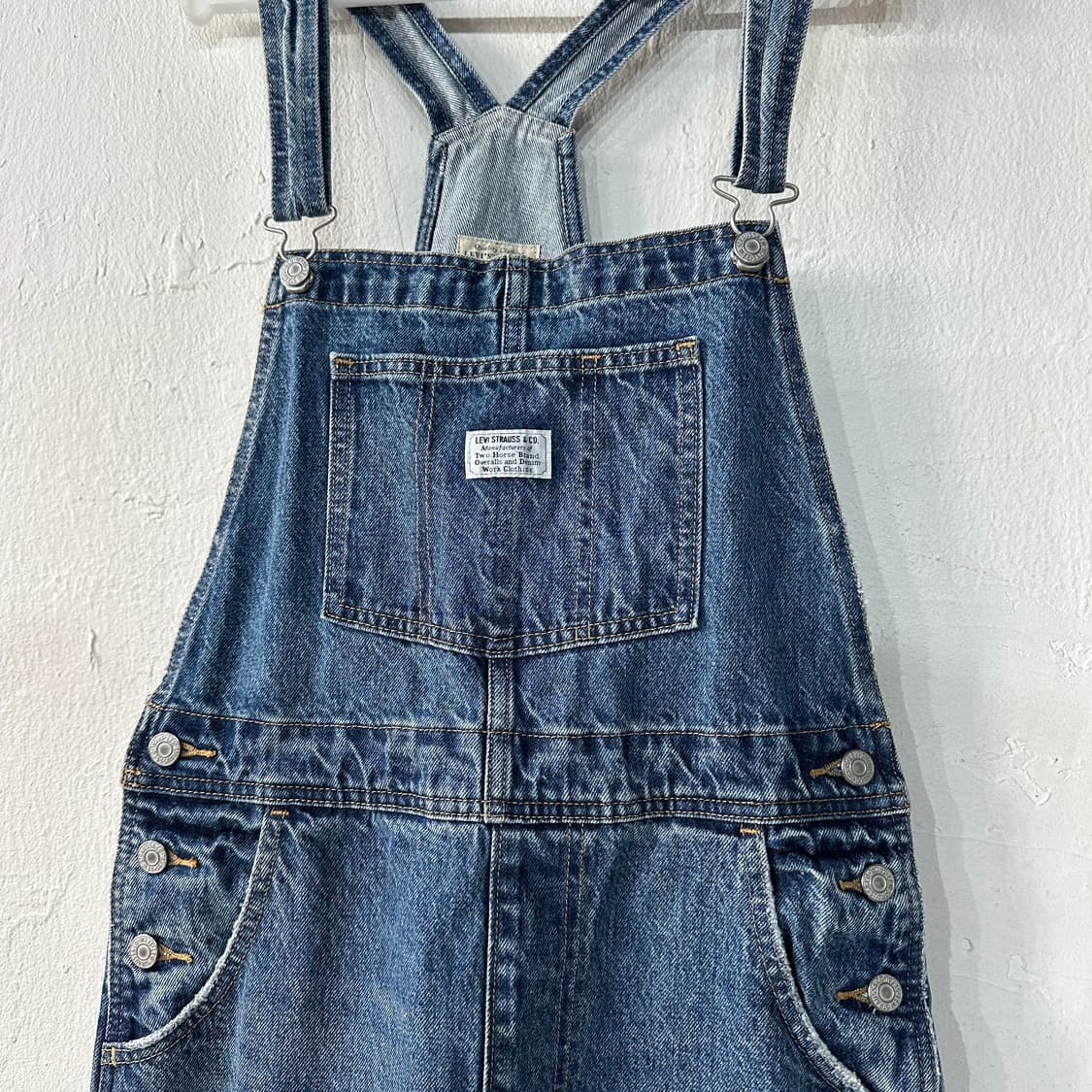 리바이스 프리미엄 오버롤 멜빵청바지 M 상품이미지2