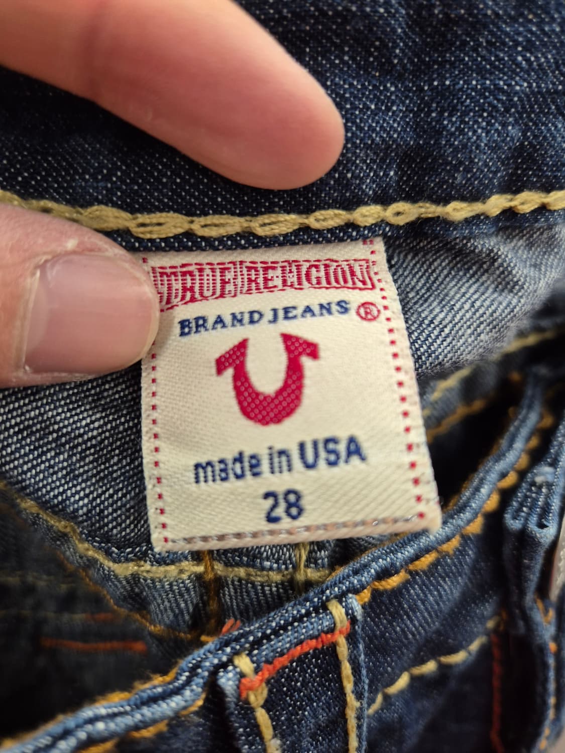 트루릴리전 부츠컷 청바지  상품이미지5