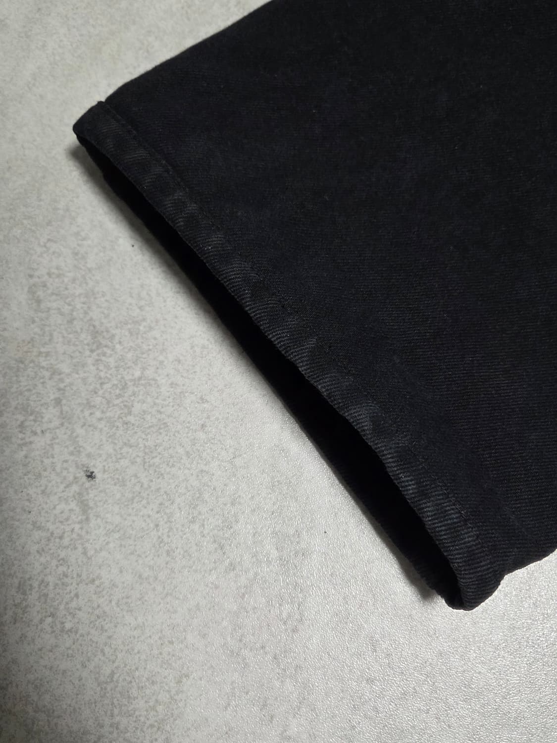 (S) 렉토 루즈핏 데님 팬츠 블랙 상품이미지4