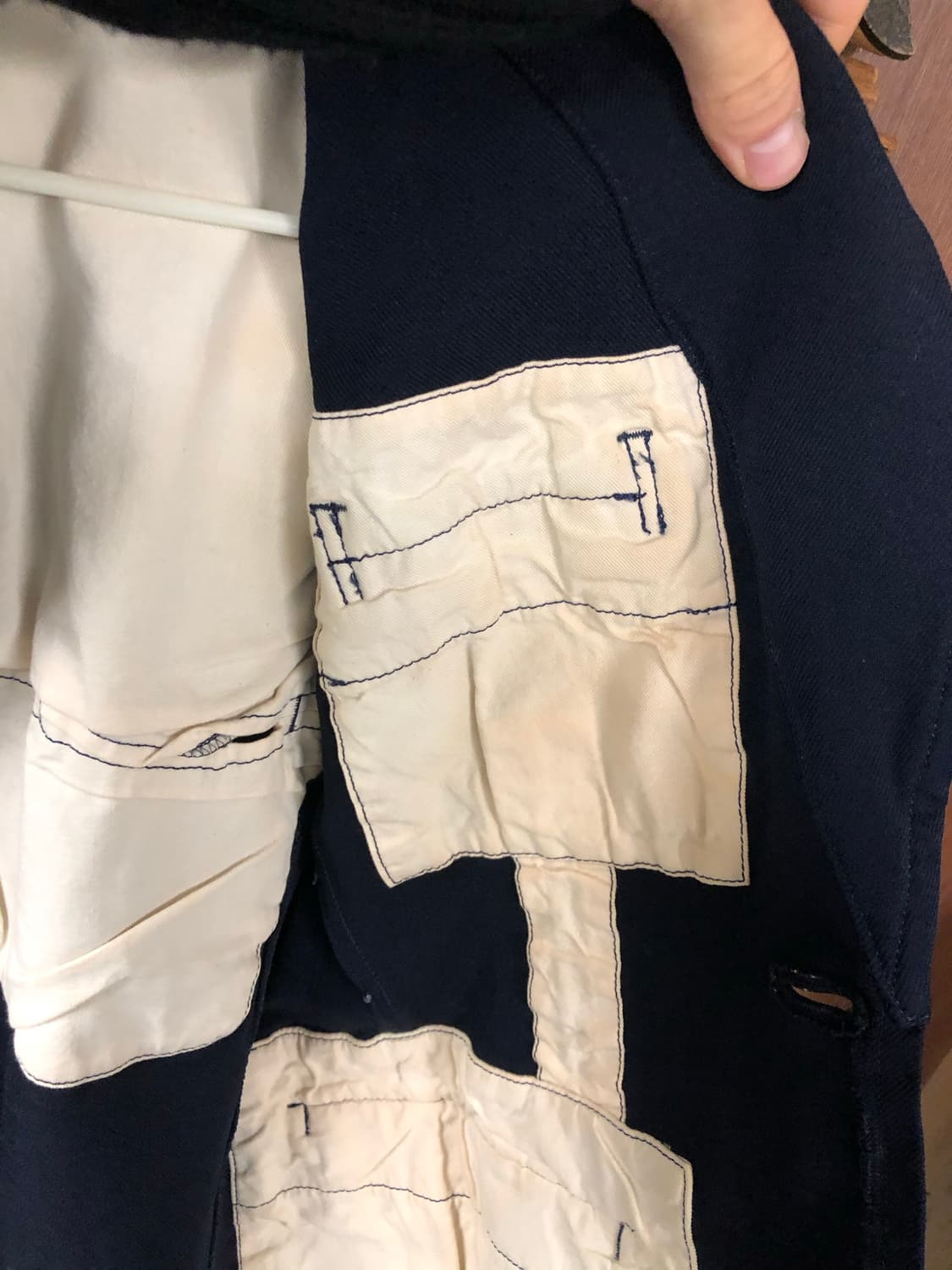 Comme des garcons 스탠드 카라 블레이저 s 상품이미지6