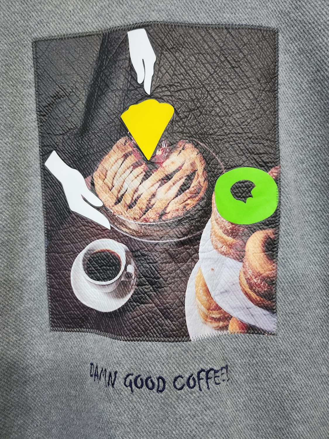 853) 커스텀멜로우 커피 아트웍 맨투맨 티셔츠 상품이미지5