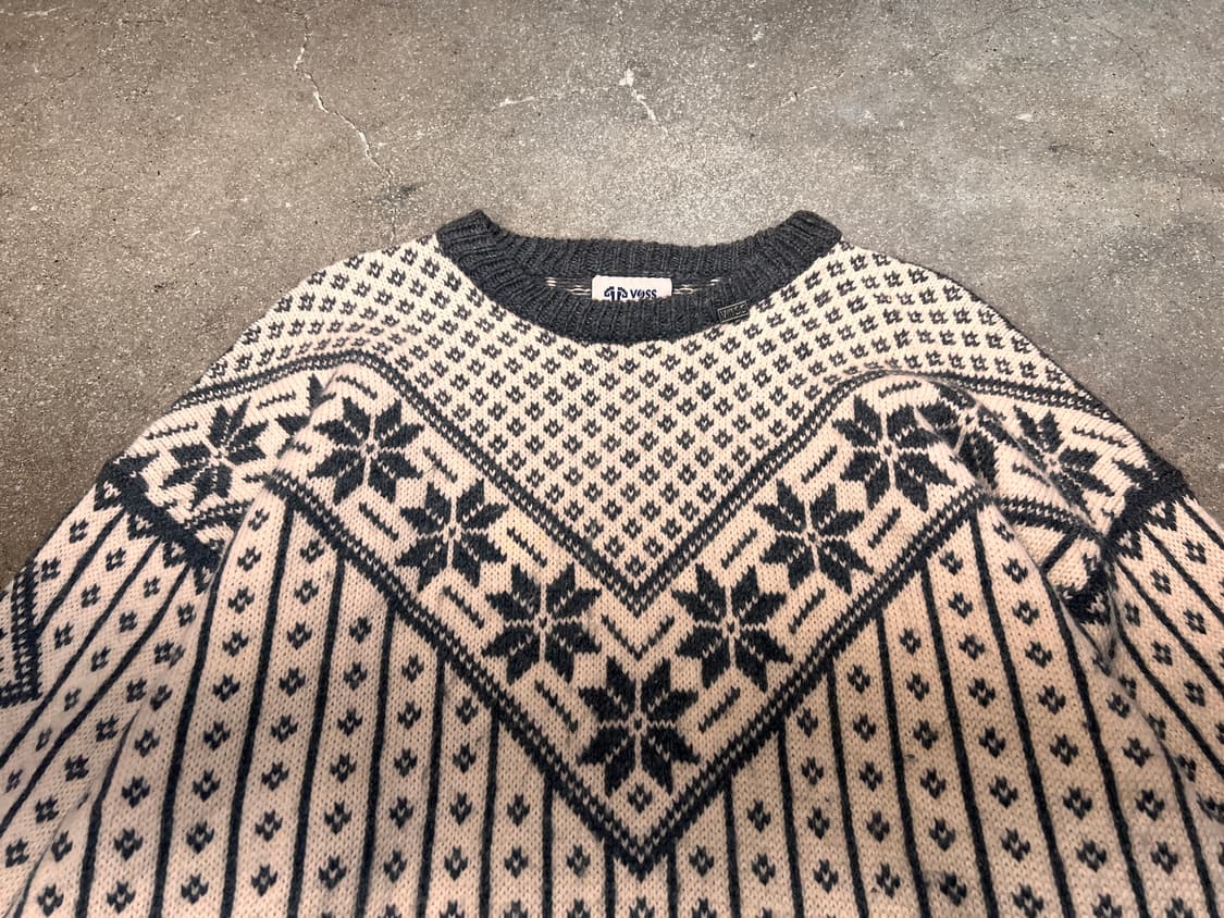 노르웨이 Voss 노르딕 헤비 울스웨터 상품이미지3