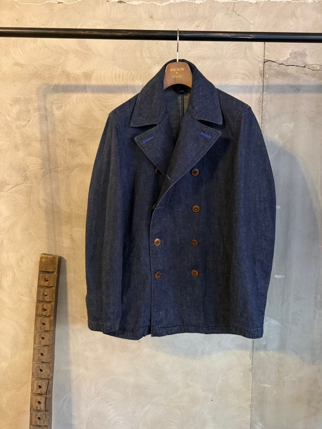 알뉴볼드 데님 피코트 슬림100 상품이미지9