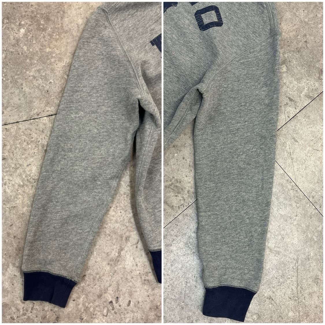 폴로 랄프로렌 배색 후드집업 그레이 L #csz2589 상품이미지6