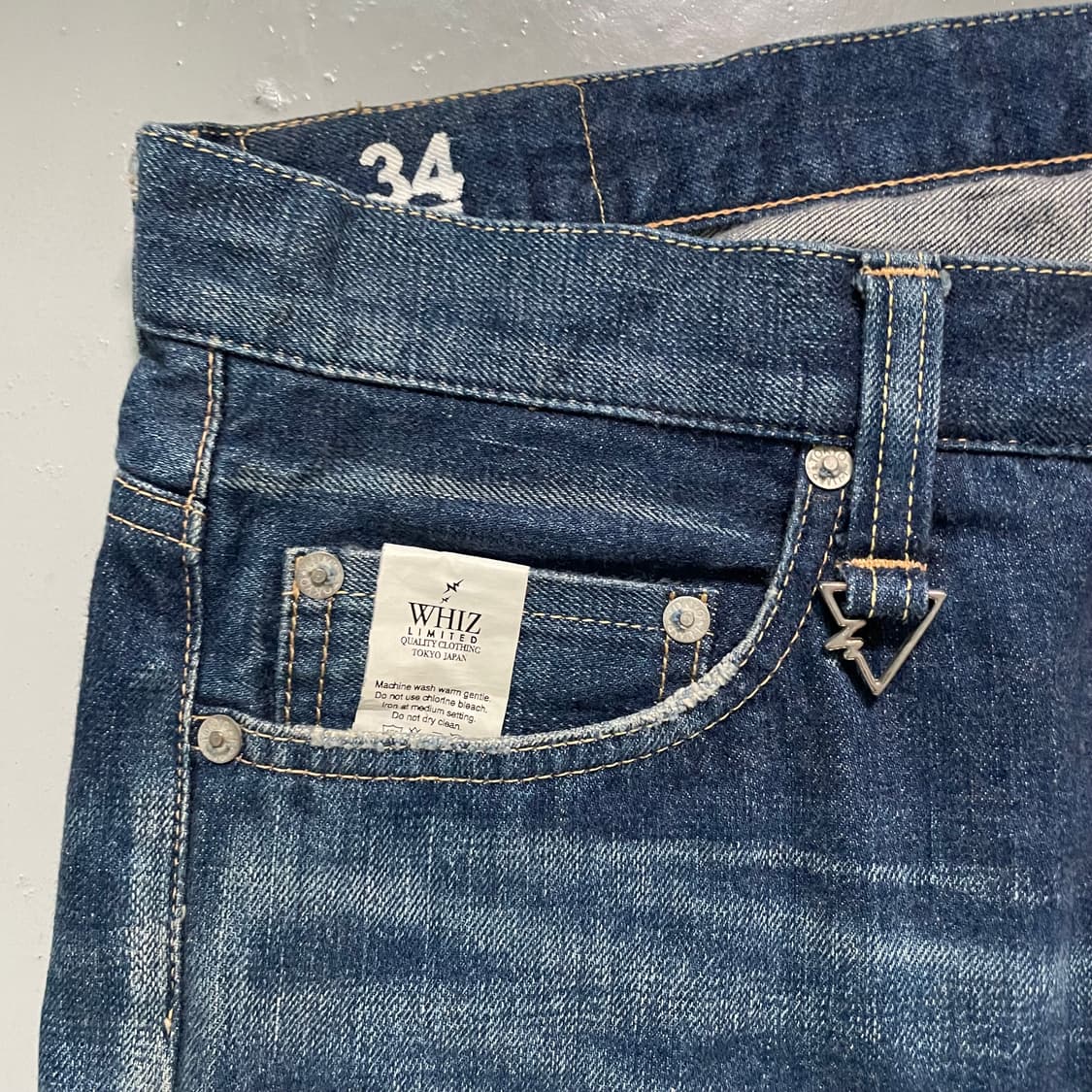 Whiz Limited Back Cinch Selvage Denim 상품이미지3
