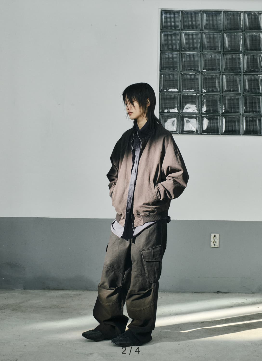 WASHED VERN CARGO PANTS (BLACK)  상품이미지2