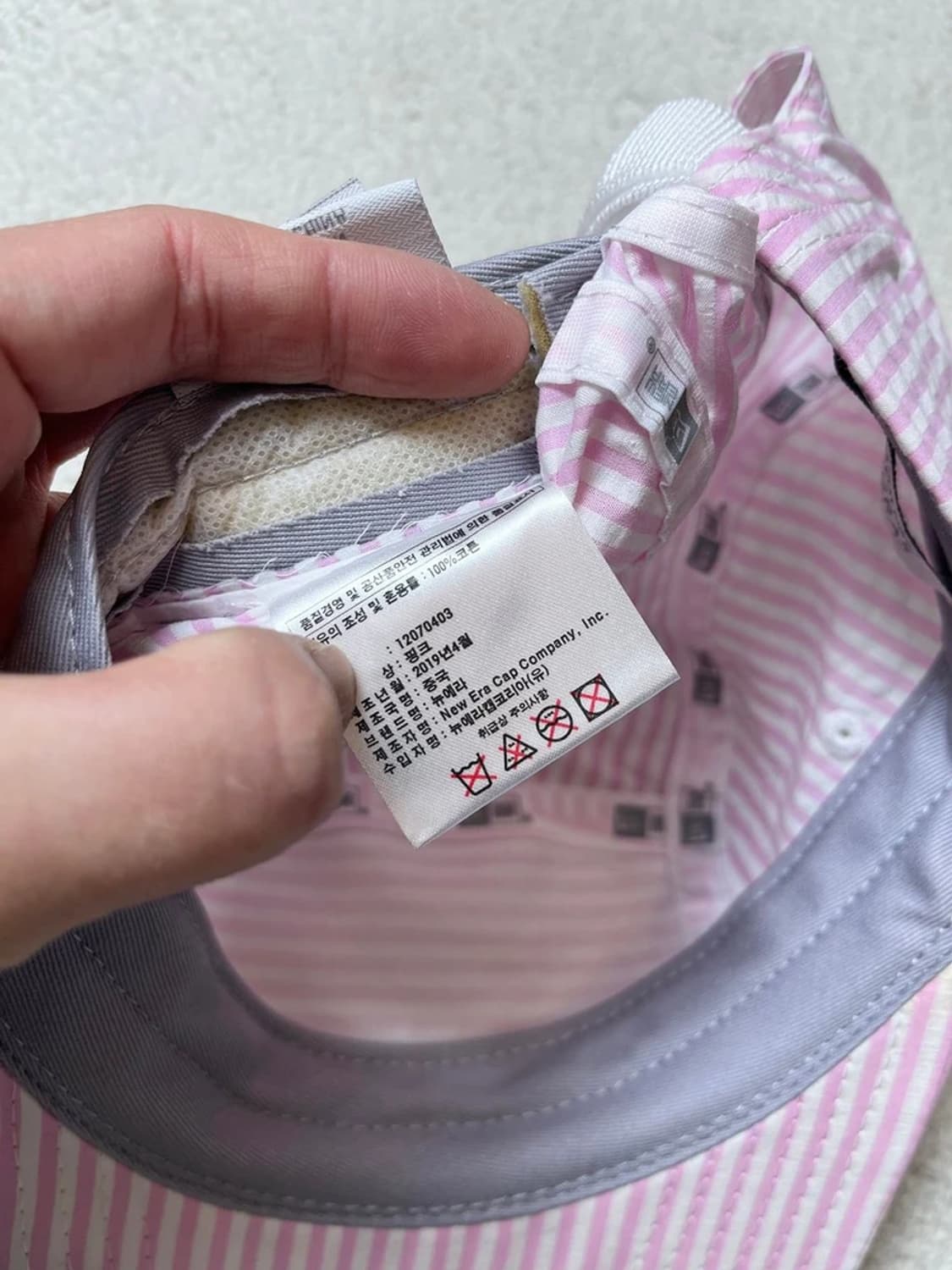 뉴에라 x SIDOGRAS 19ss 스트라이프 제트캡 Q1220 상품이미지9