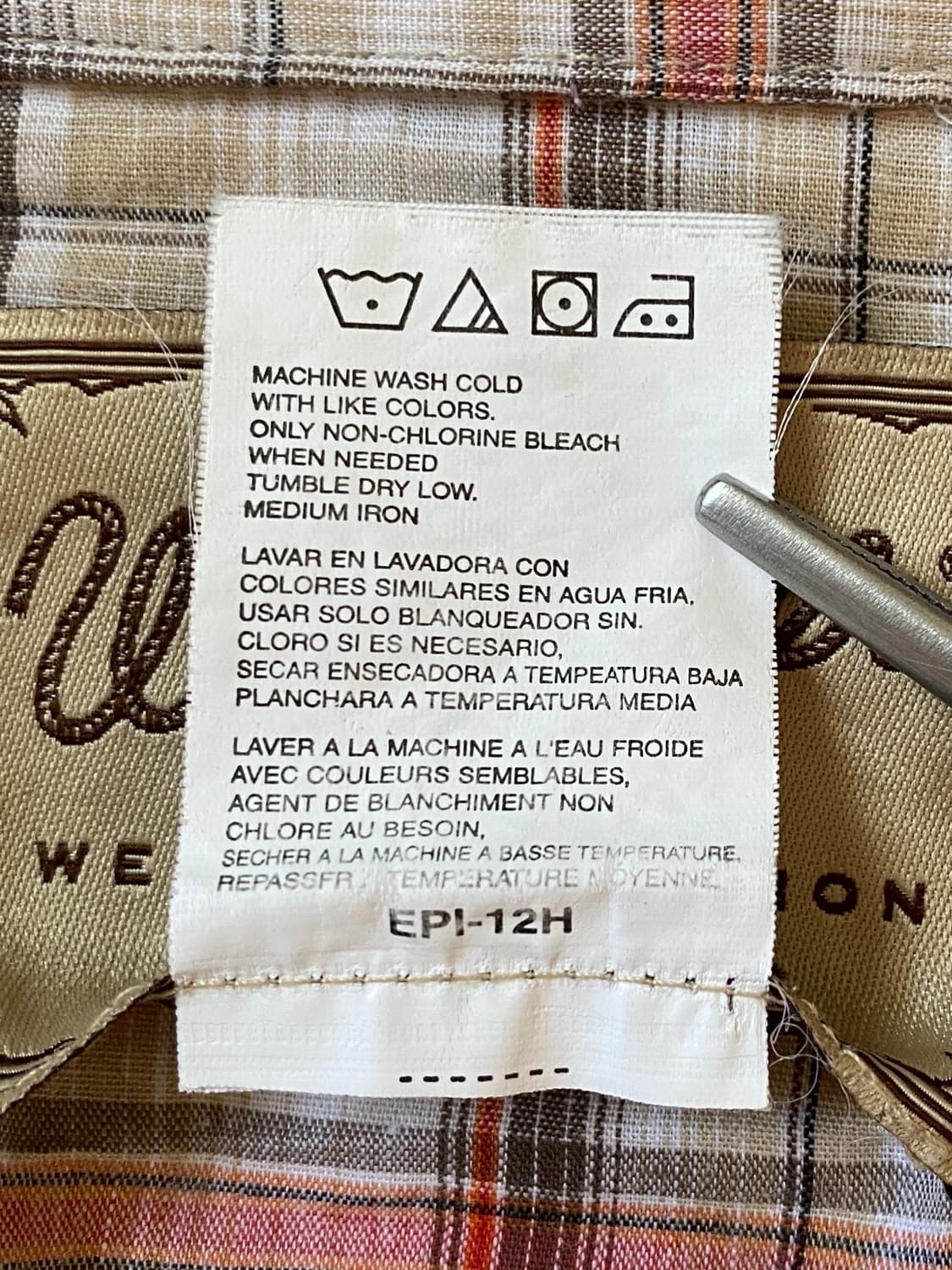 랭글러 체크 셔츠 (Man 2XL) AB1339  상품이미지7