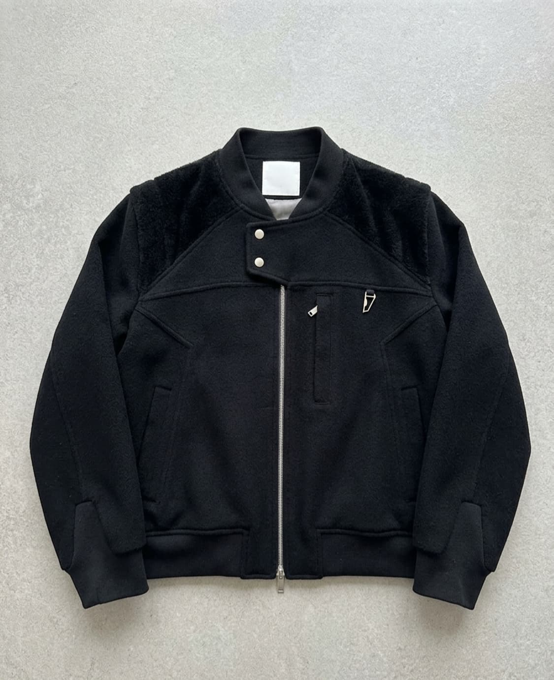 [1]언더마이카 가우딘 알파카 숄더 울 블루종 상품이미지1