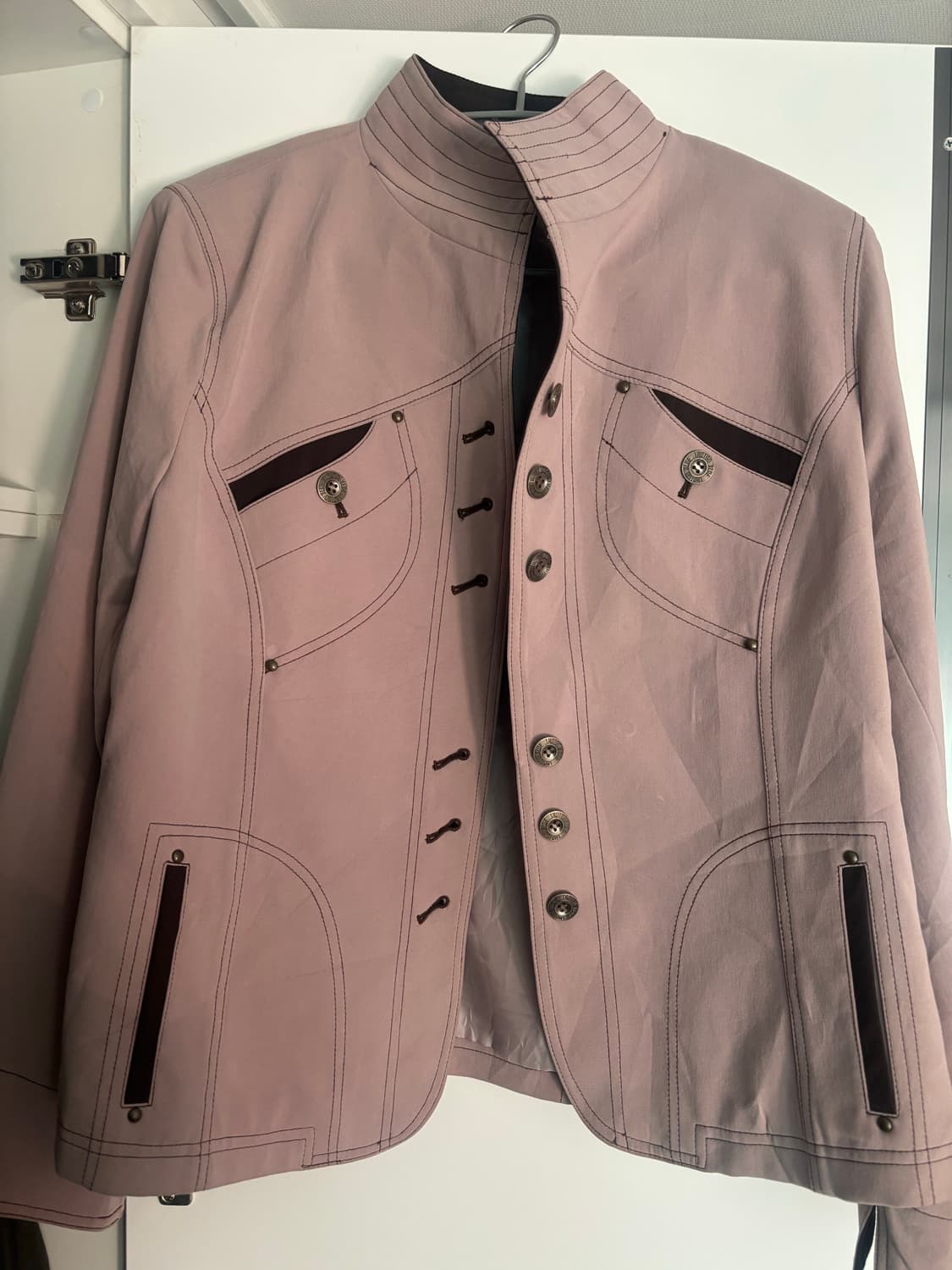 빈티지 차이나 카라 자켓 상품이미지1